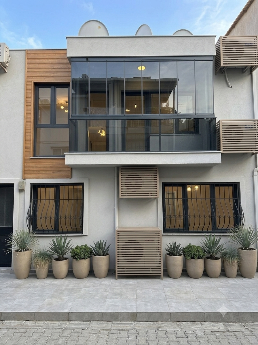 Cam balkon sistemi örneği 1